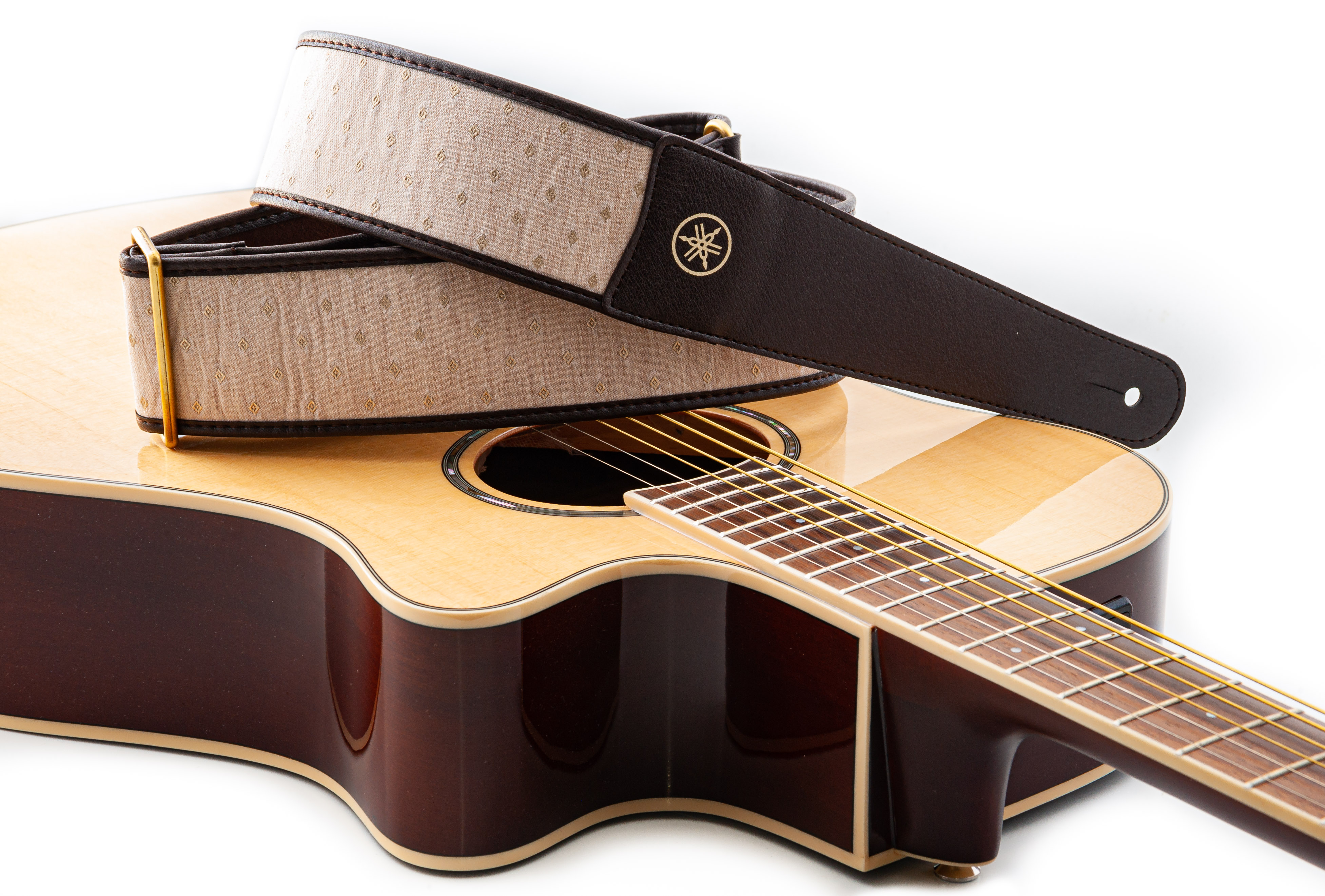 Yamaha acoustic guitar strap top
